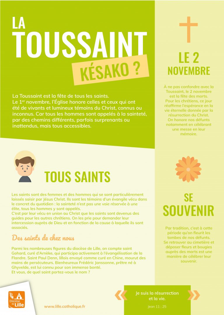 Qu'estce que la Toussaint ? Diocèse de Lille Qu'estce que la Toussaint ? Diocèse de Lille