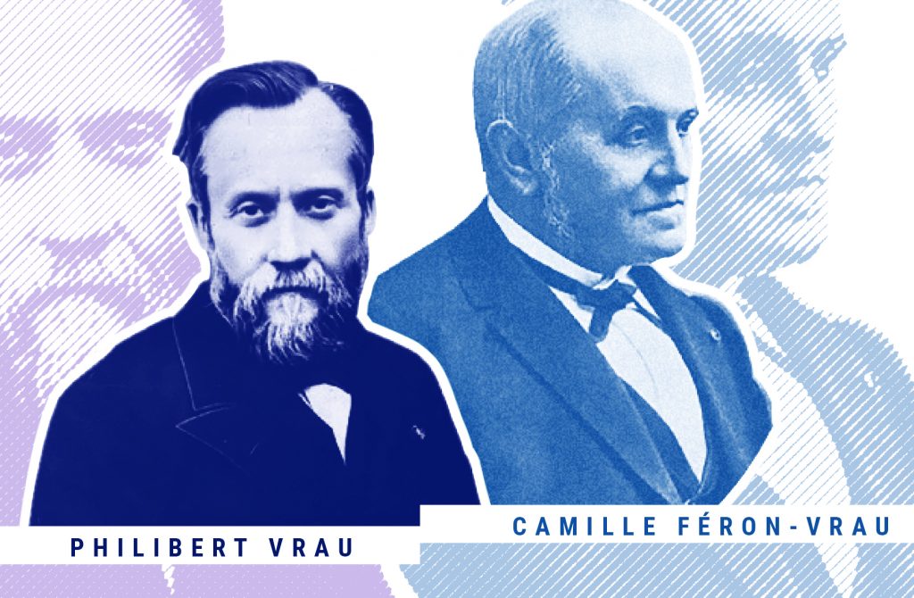 Philibert Vrau et Camille Féron-Vrau 