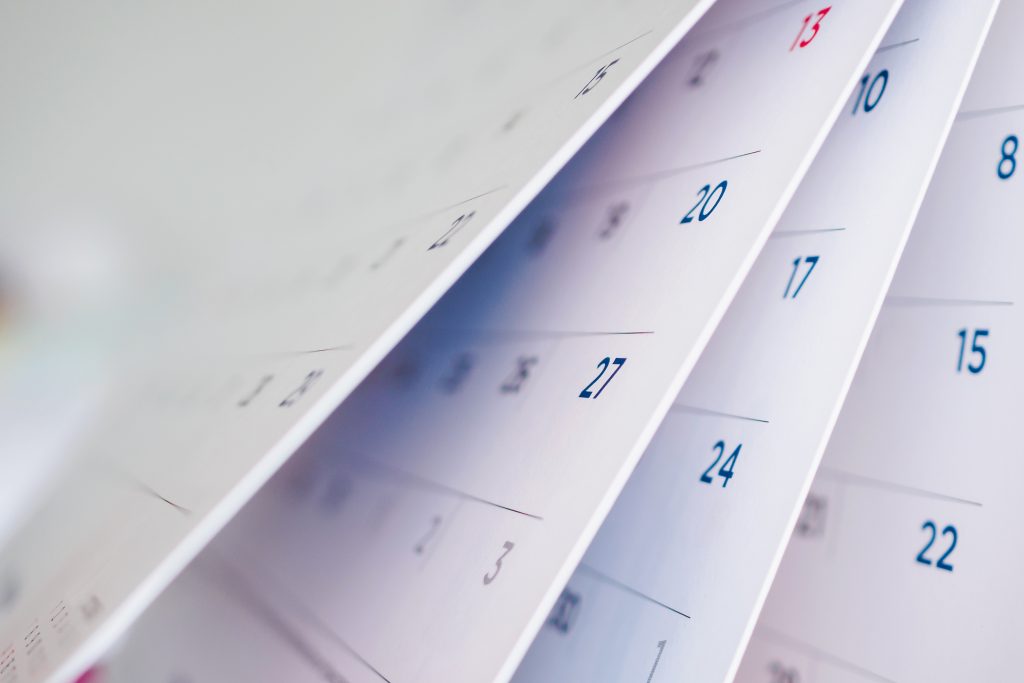 Agenda de l&rsquo;évêque