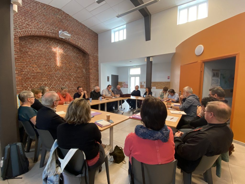 Visite pastorale en Moulins de Flandre