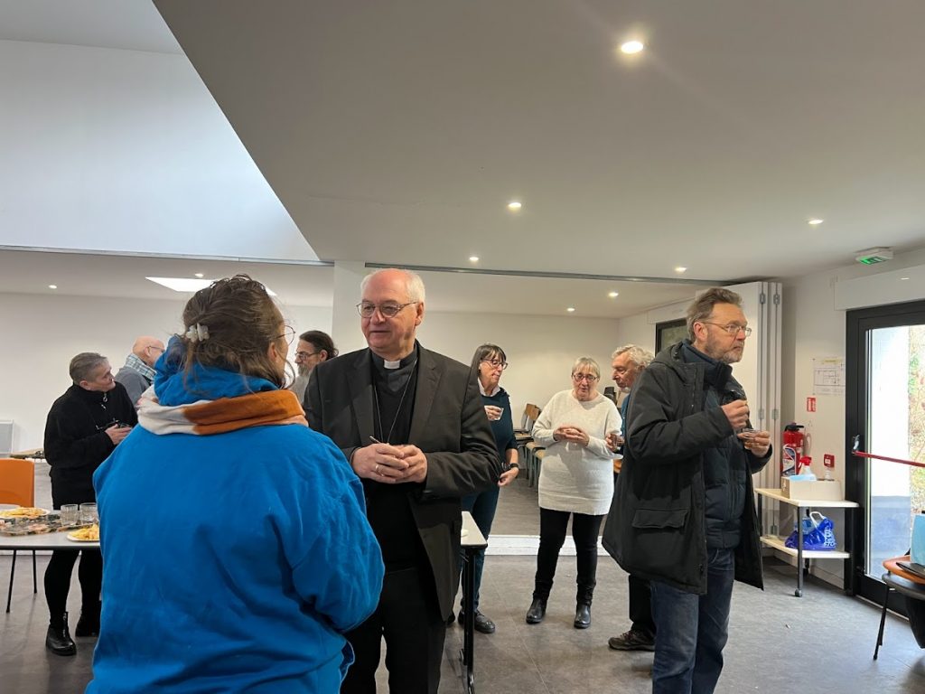 Visite pastorale de Mgr Le Bouc'h dans le doyenné de Roubaix