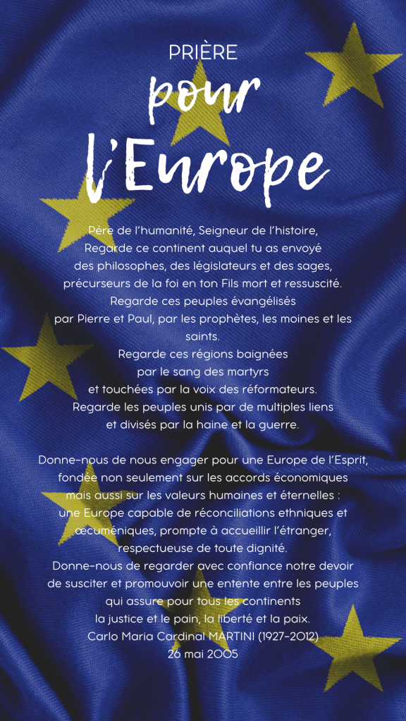 Prière pour l&rsquo;europe