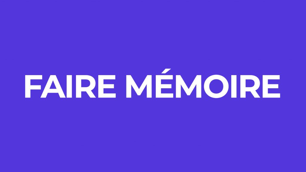 Faire mémoire et prier ensemble