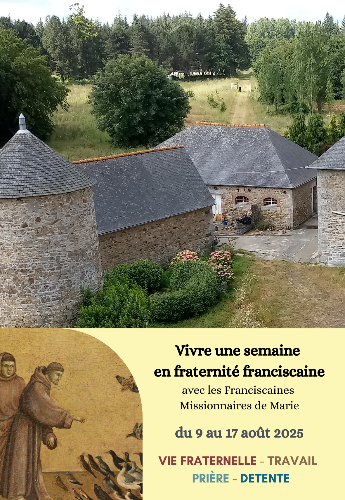 flyer vacances franciscaines
