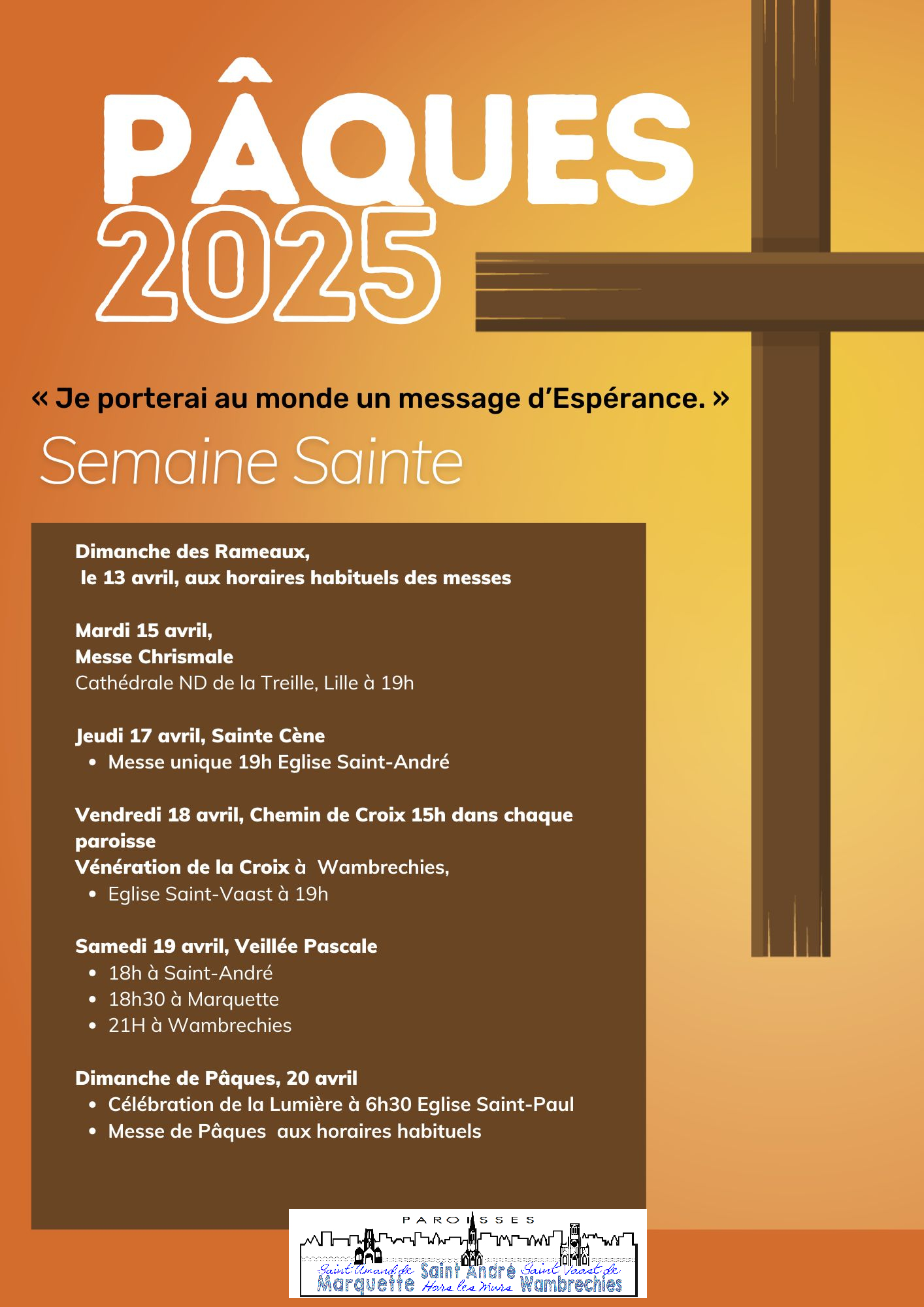 affiche Pâques 2025