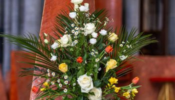 Bouquet paques cierge pascal