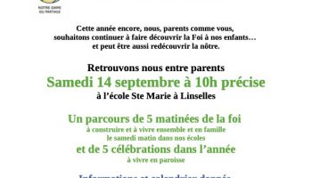 Invitation catéchèse sept 2024