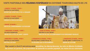 Visite pastorale planning semaine