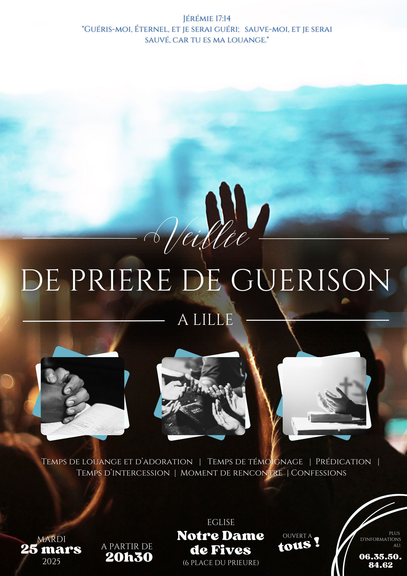affiche soirée guérison