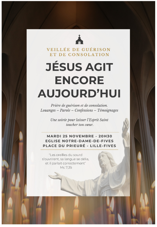 soirée guérison 25 novembre 25