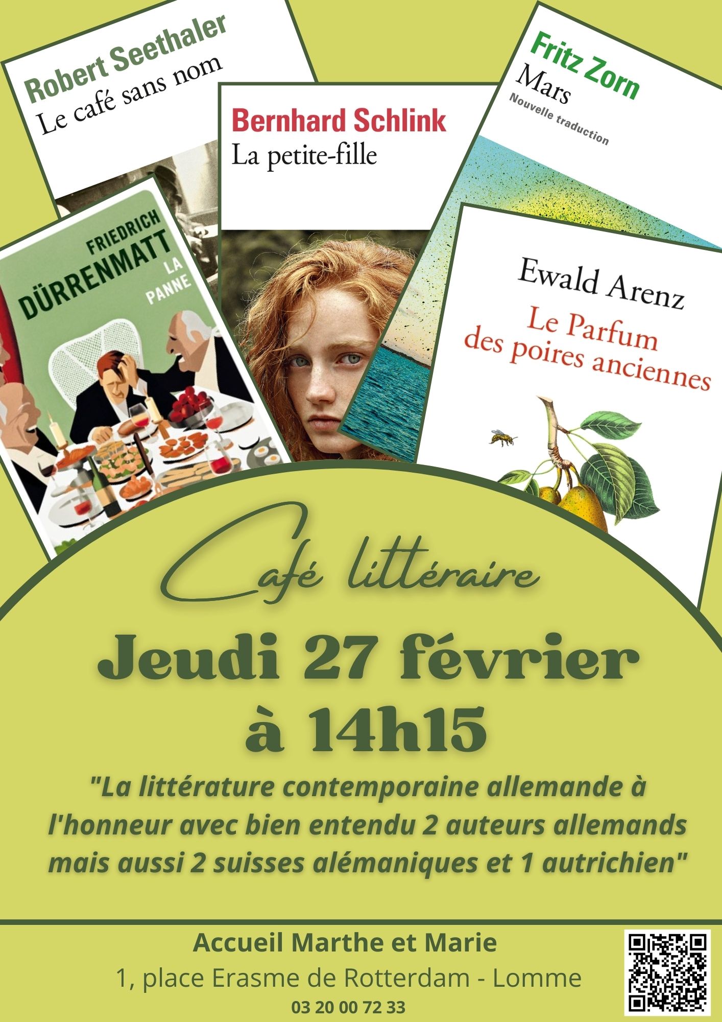 CAFE LITTERAIRE LIVRES FEVRIER 2025