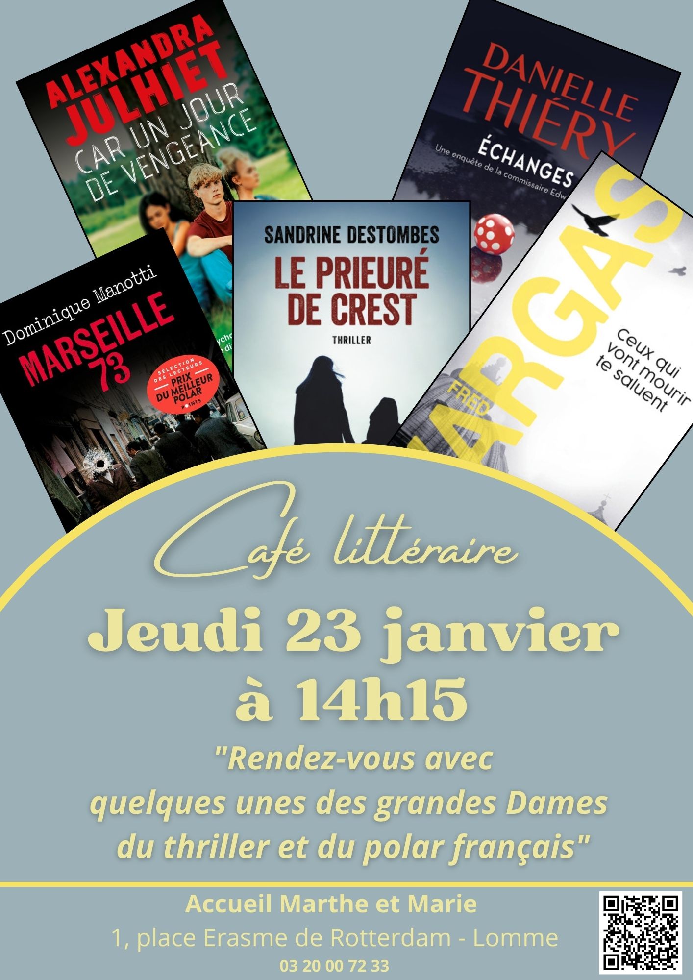 CAFE LITTERAIRE LIVRES JANVIER 2025