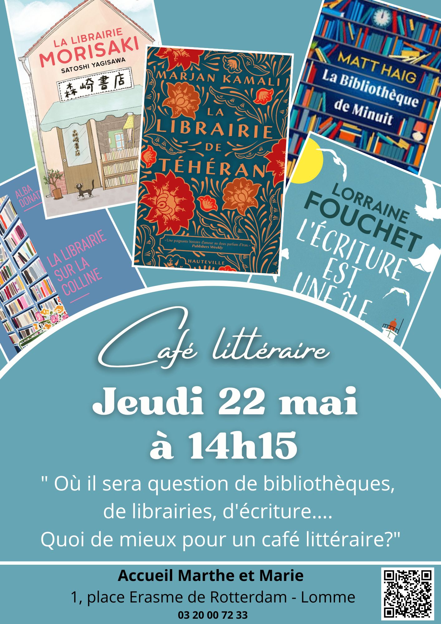 CAFE LITTERAIRE LIVRES MAI 2025