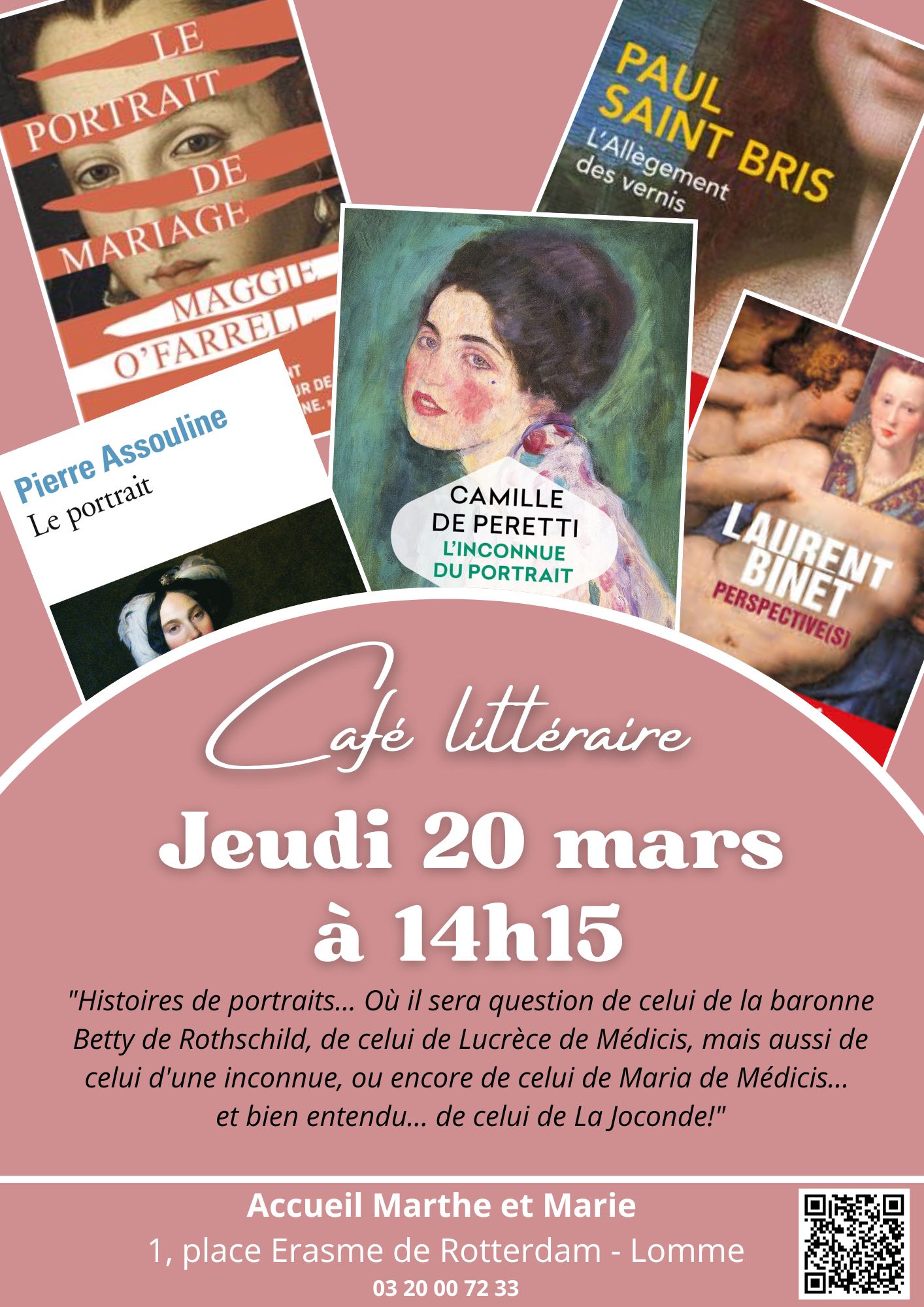 CAFE LITTERAIRE LIVRES MARS 2025