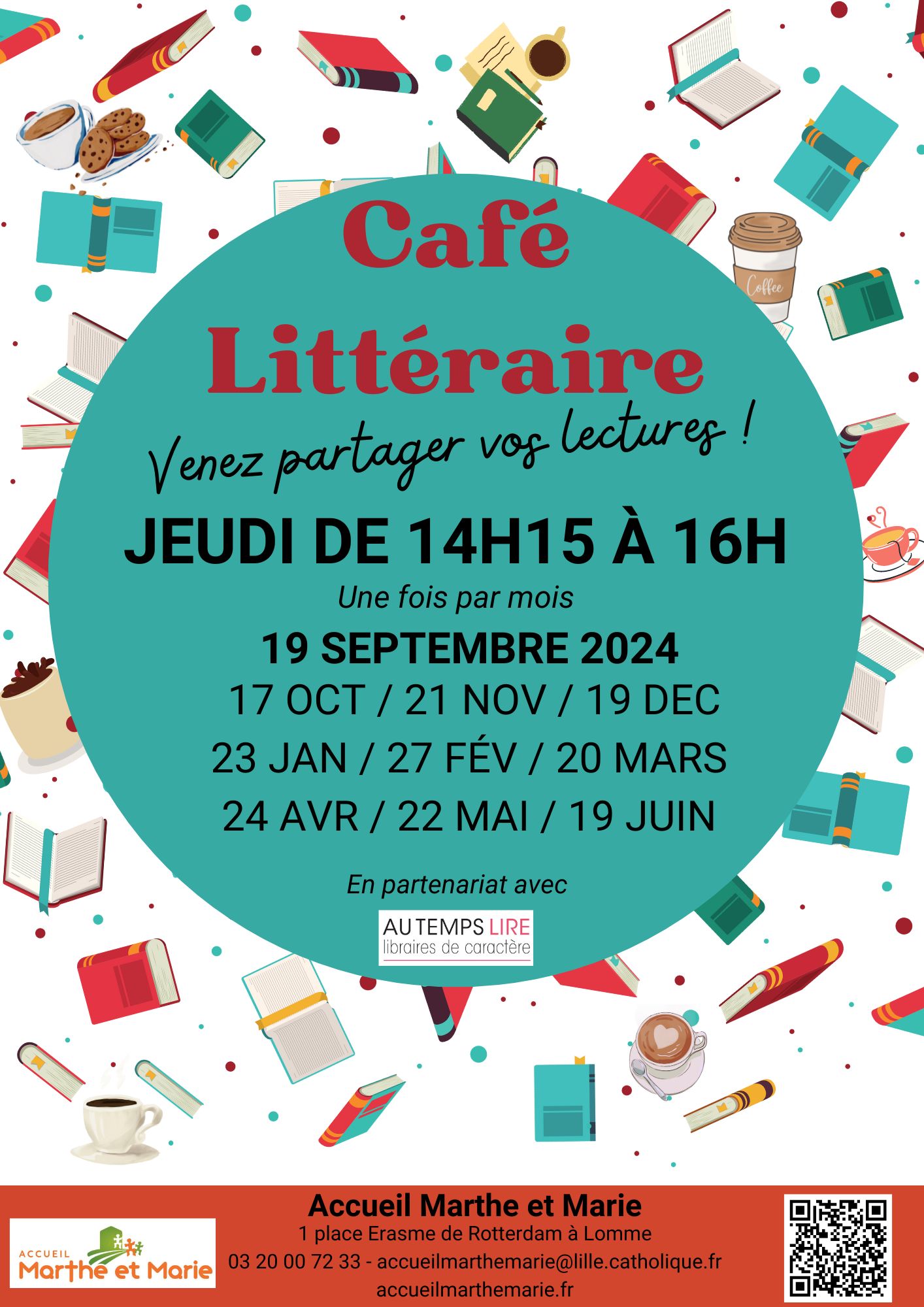 Café Littéraire tte dates