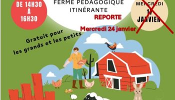 AFFICHE FERME REPORTE