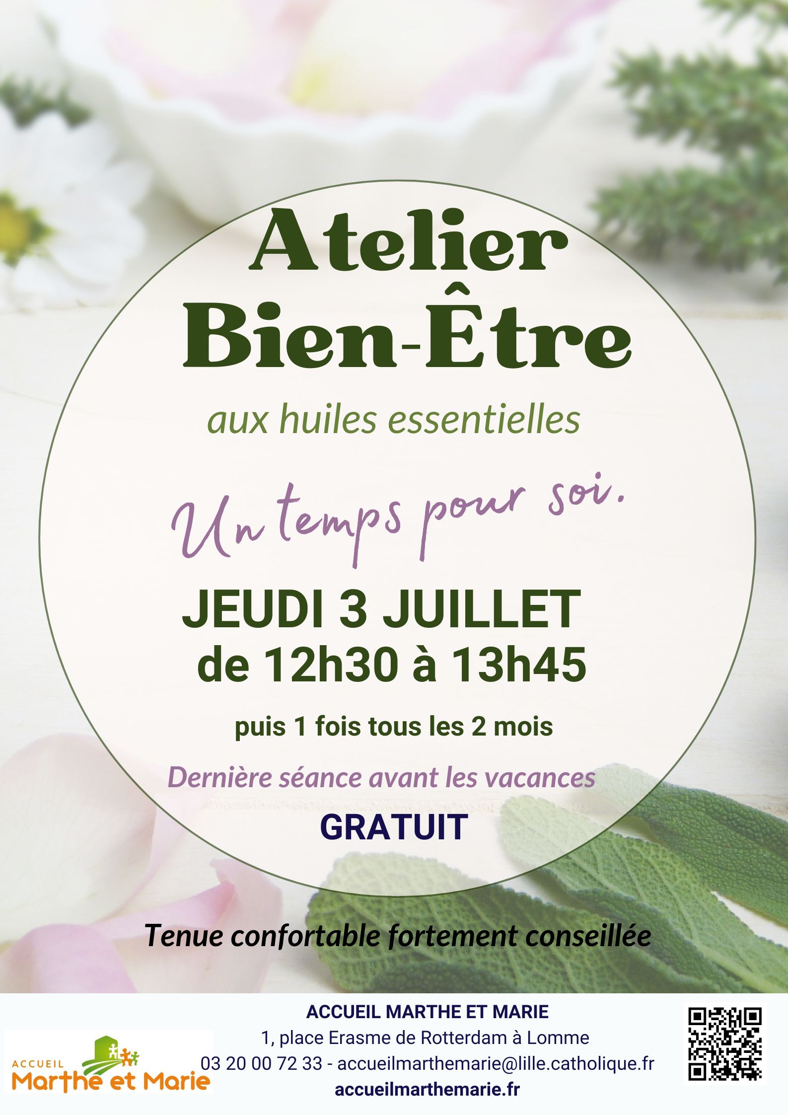 Propositions Bien être 3 JUILLET 2025
