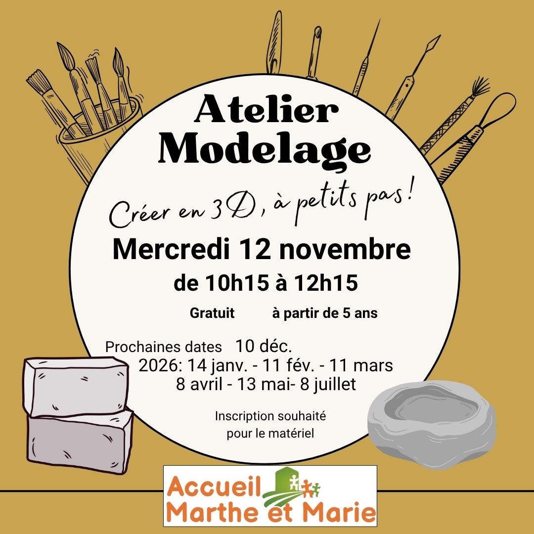 INSTA Atelier Modelage NOVEMBRE 2025