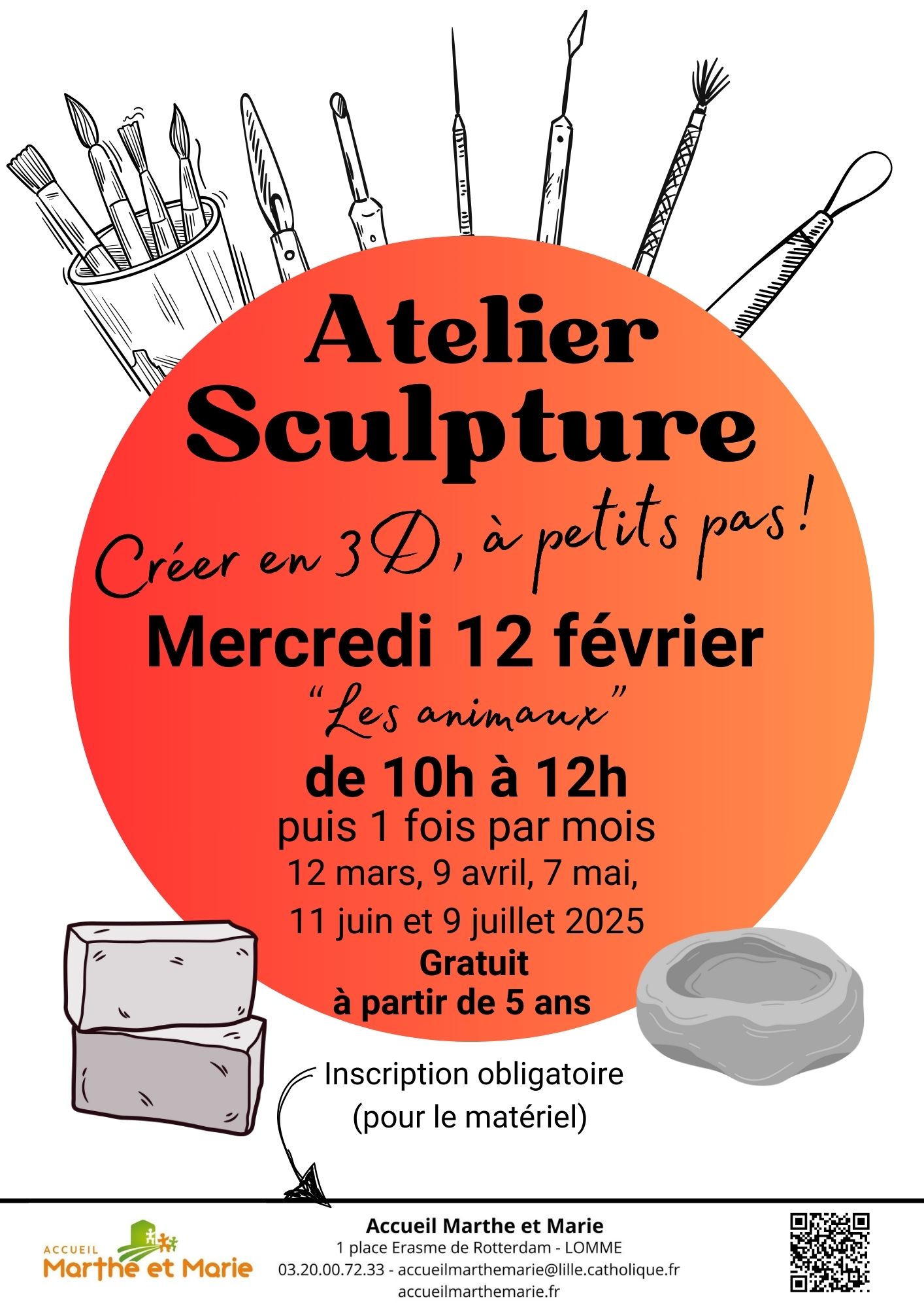 Sculpture Modelage FEVRIER 2025