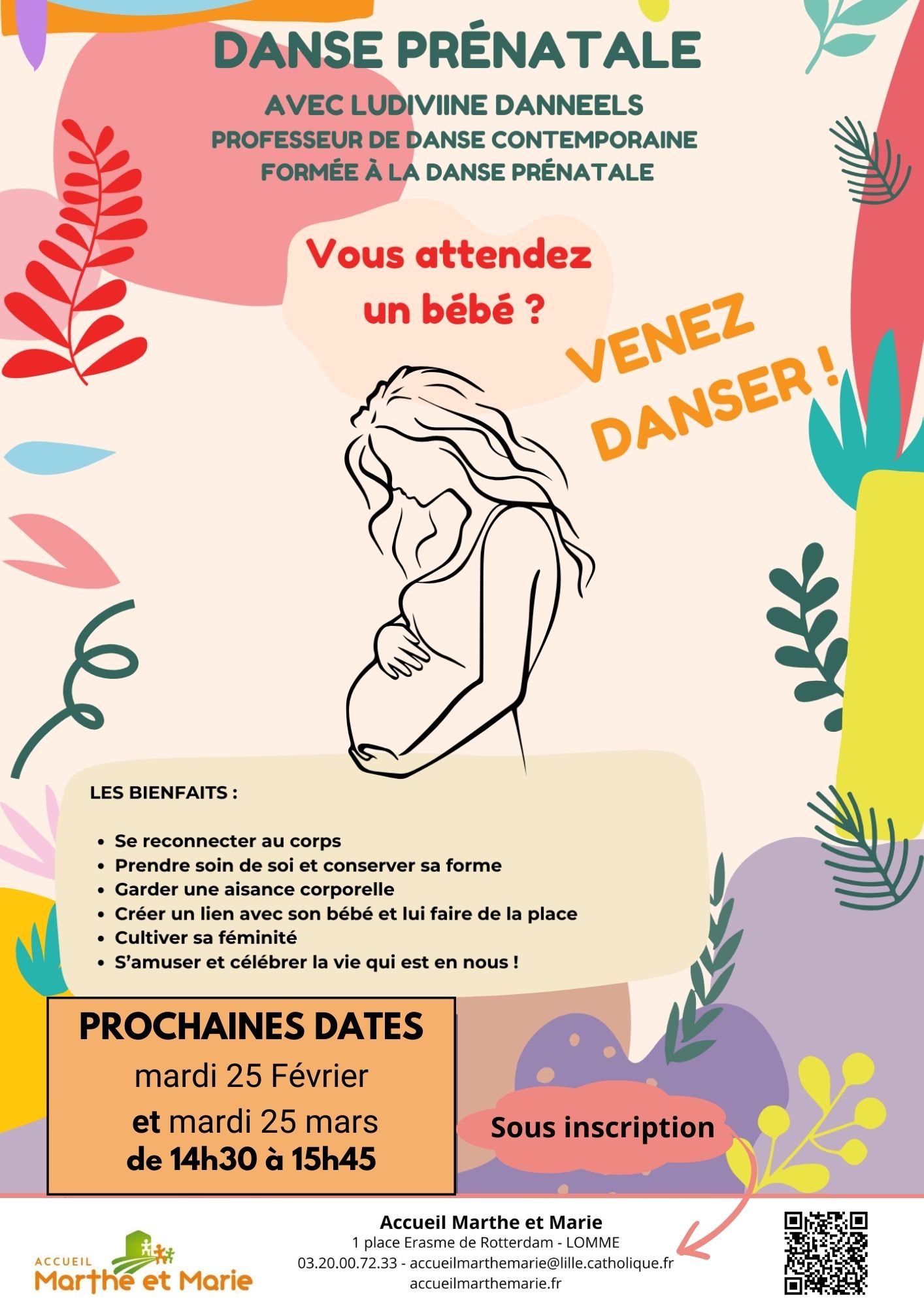 Danse prénatale FEVRIER et MARS 2025