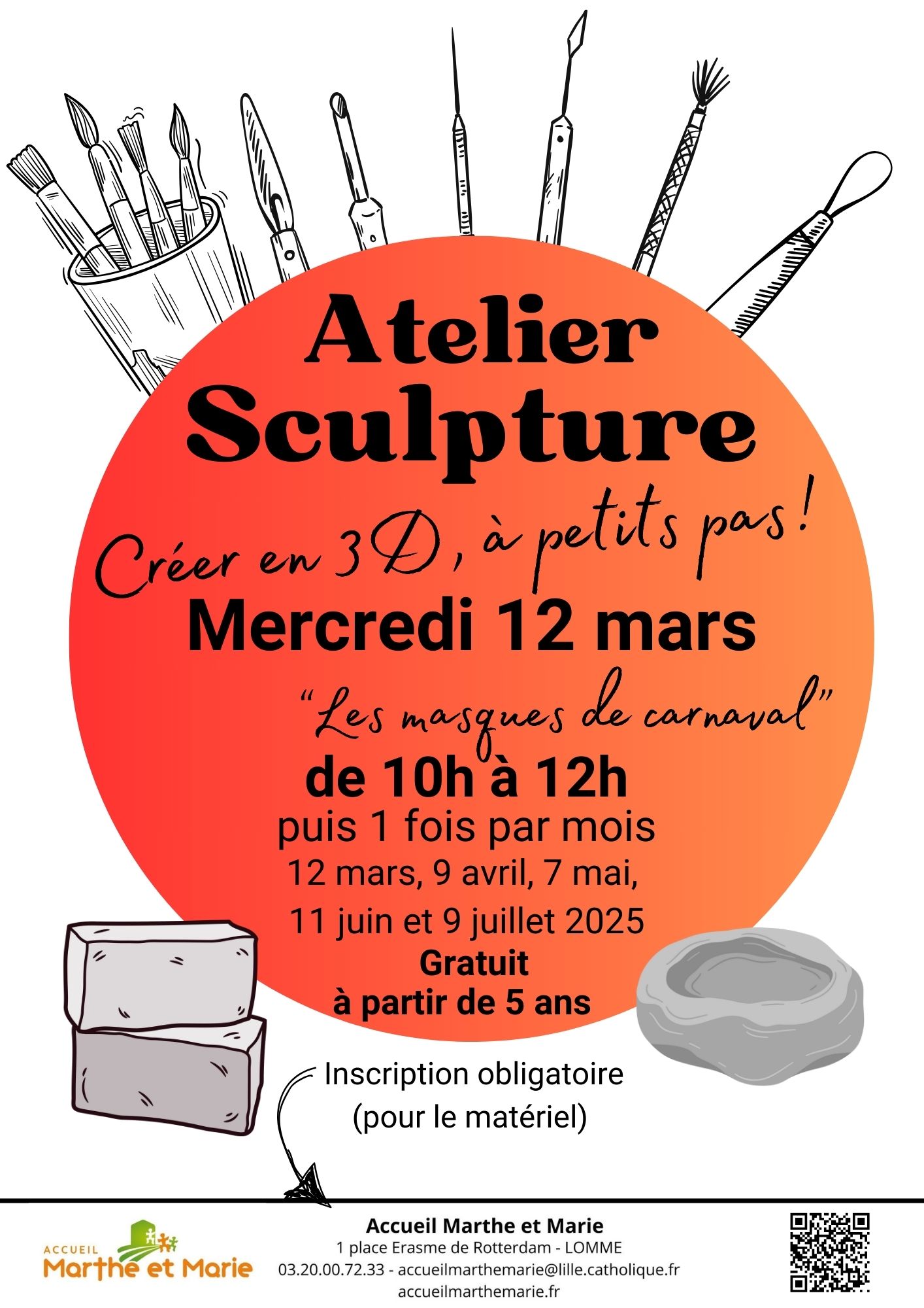 Sculpture Modelage MARS 2025