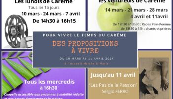 Affiche Propositions Carême 2025
