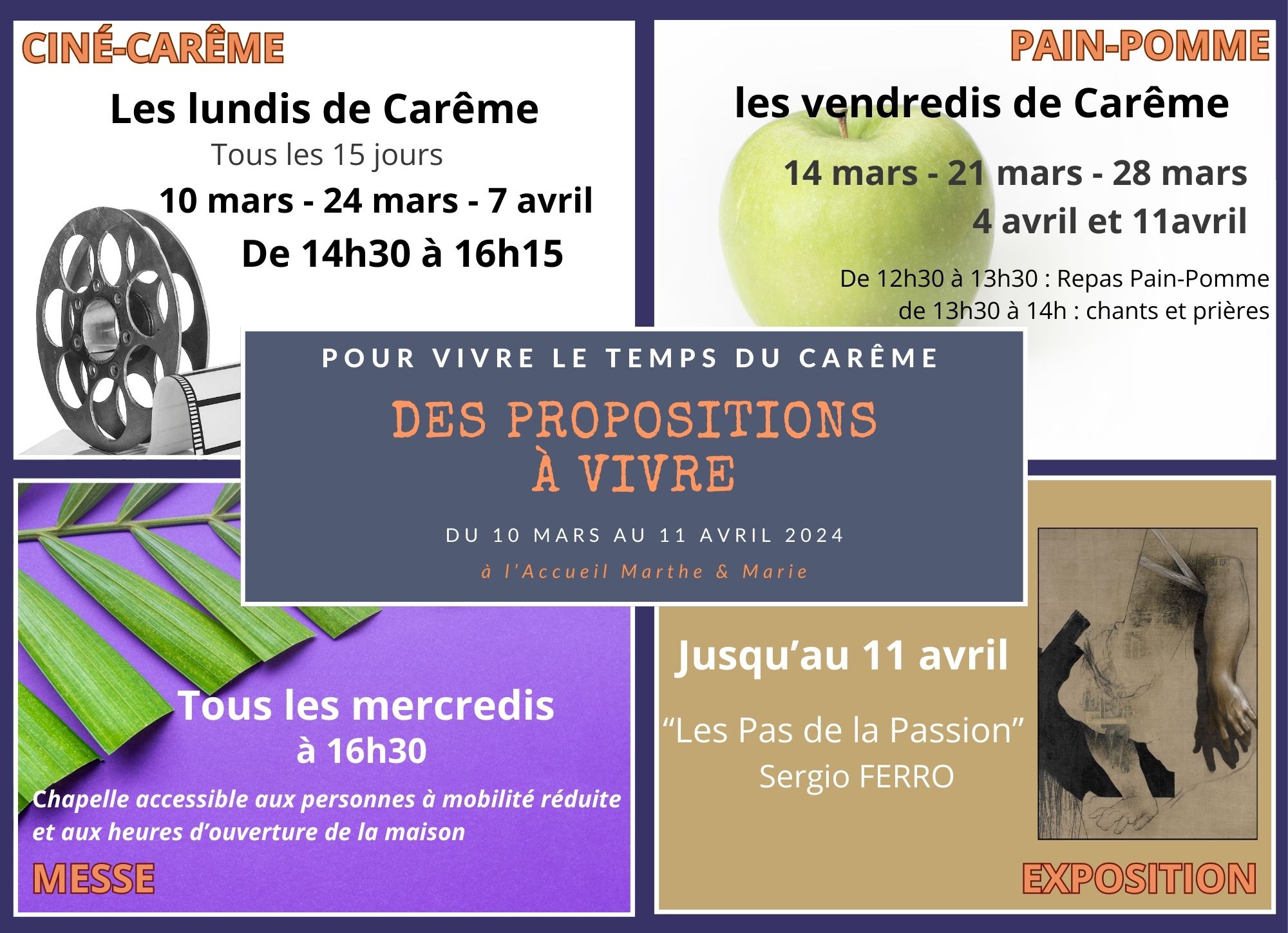 Affiche Propositions Carême 2025