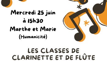 Ecole Musique Clarinette et flûte 25 juin 2025