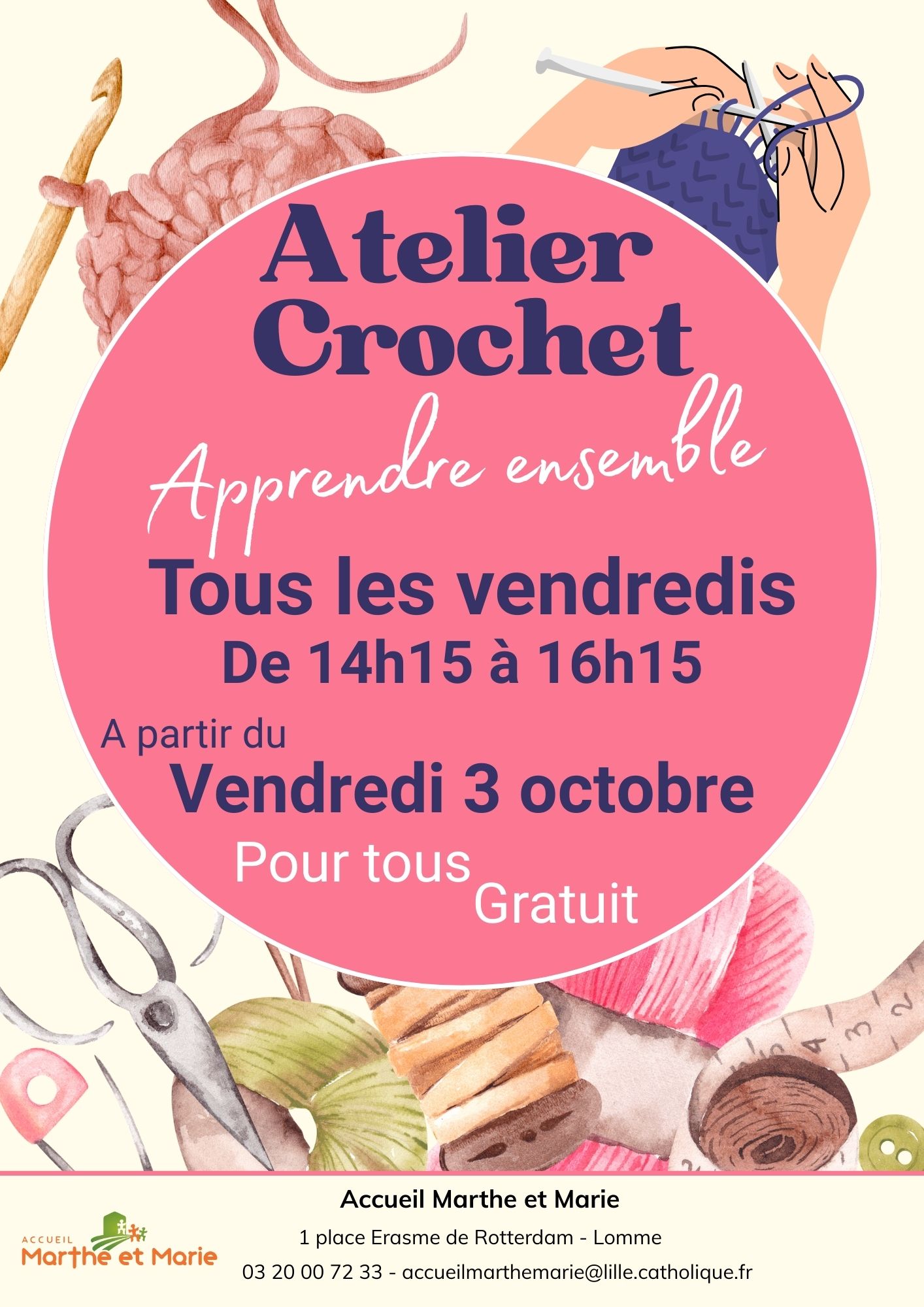 Affiche crochet a partir 2025