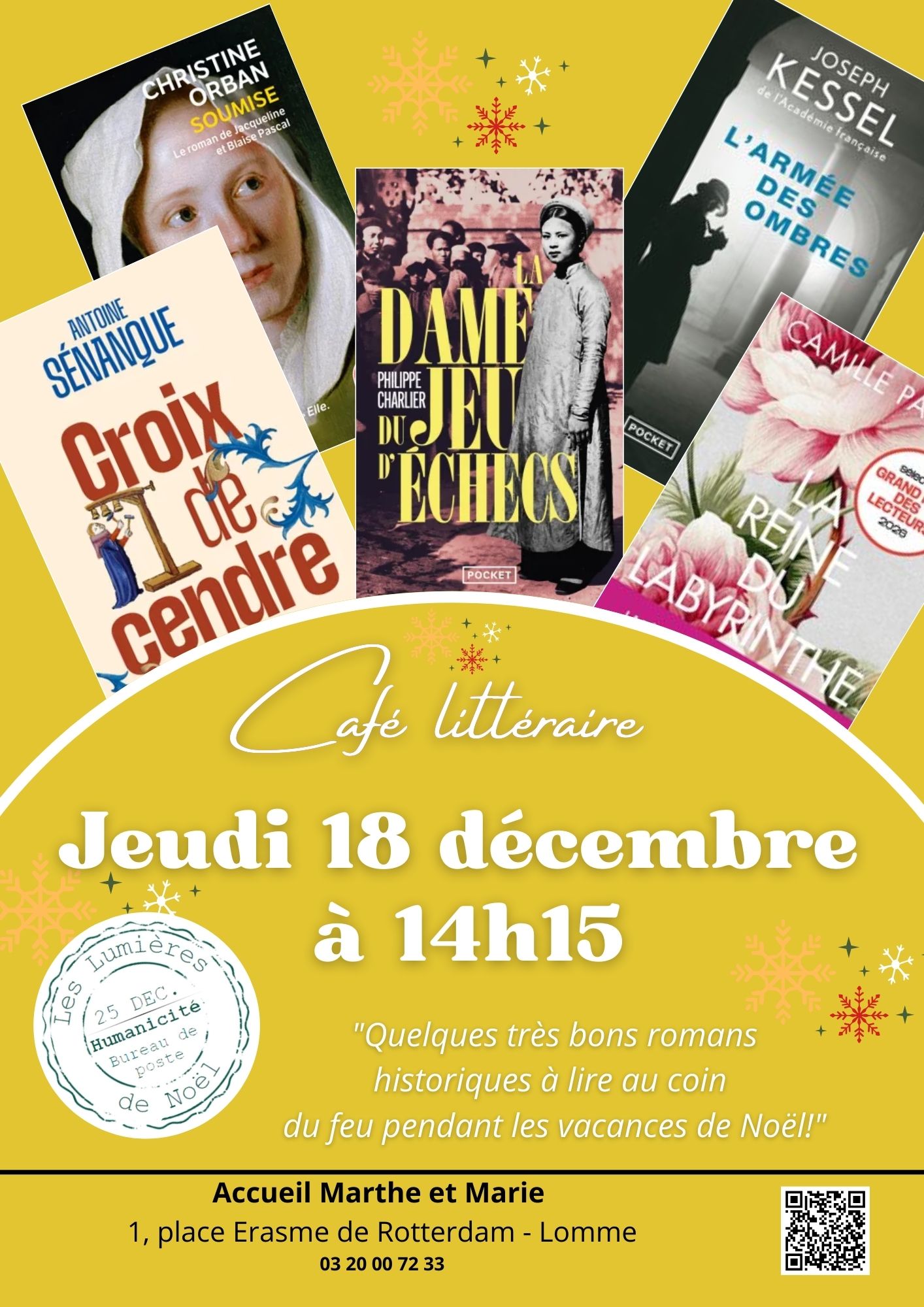 2025-2026 CAFE LITTERAIRE LIVRES DECEMBRE 2025
