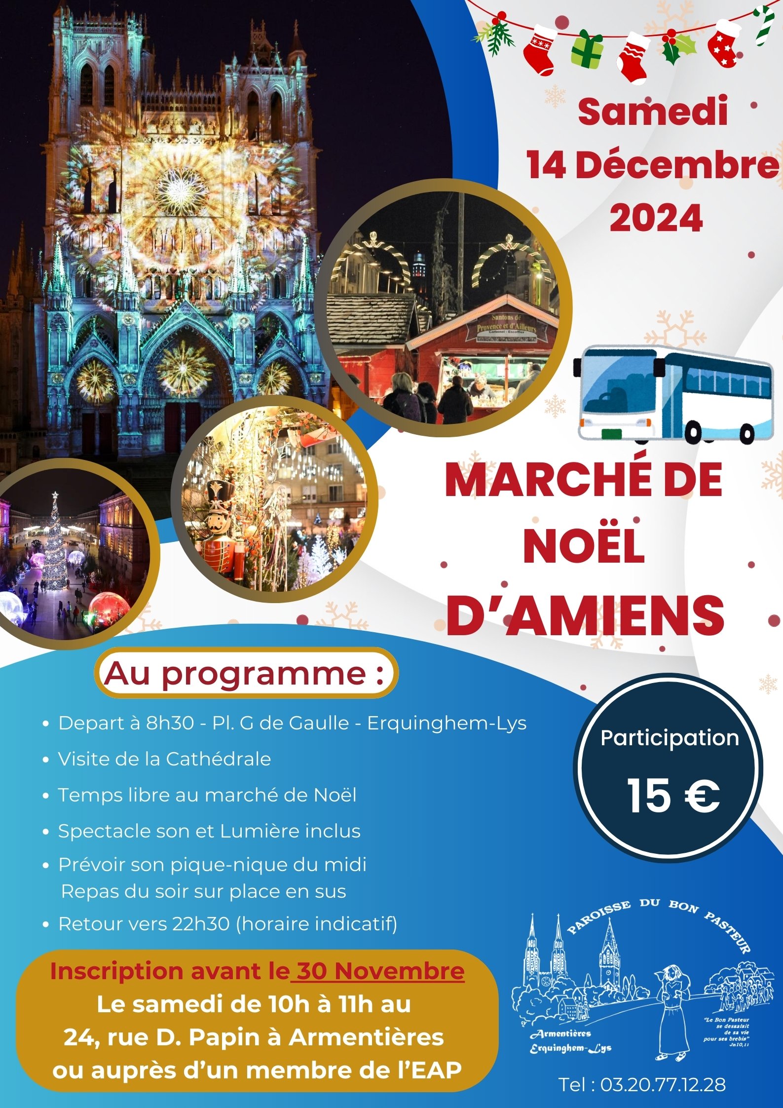 Affiche Marché de Noël 2024 Paroisse Bon Pasteur (1)