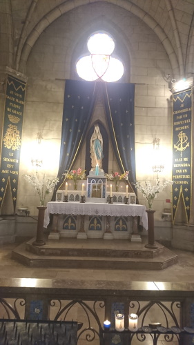 L'autel de la Vierge à Quesnoy
