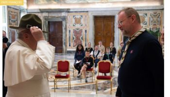scout avec le pape
