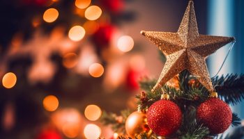 christmas-tree-decorated-with-star