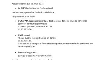 Rencontre n146 Adresses utiles soutien psychologique